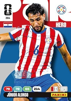Junior Alonso Paraguay Panini FIFA World Cup 2026 Adrenalyn XL #364